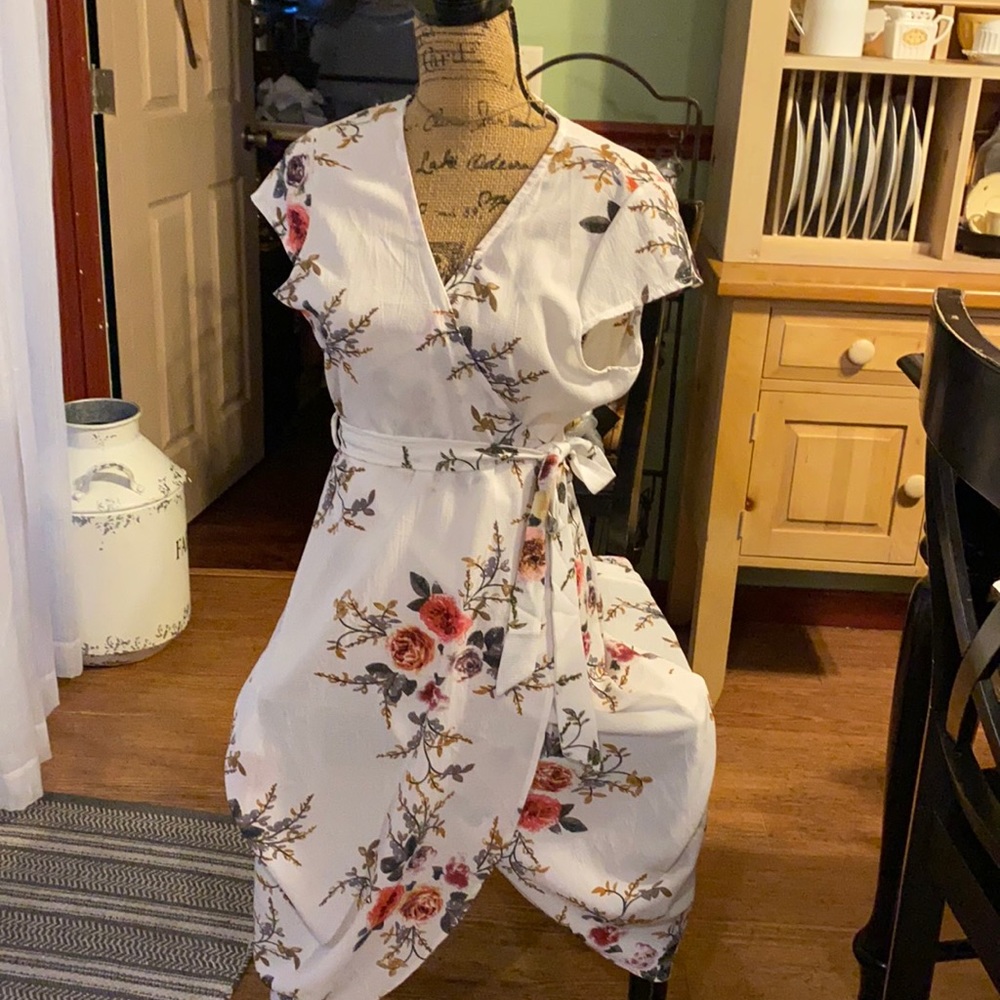 Maxi wrap dress